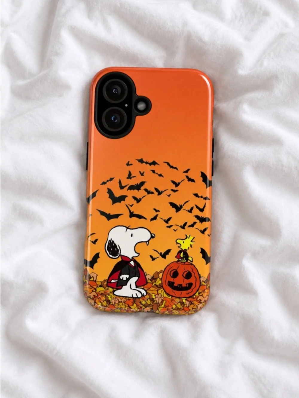 Snoopy Pumpkin Halloween Orange Tough Phone Case